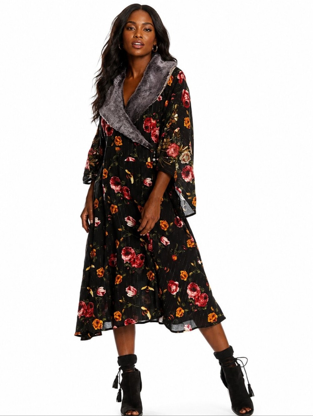 Aratta Silent journey Princess of Monaco Kimono Dress